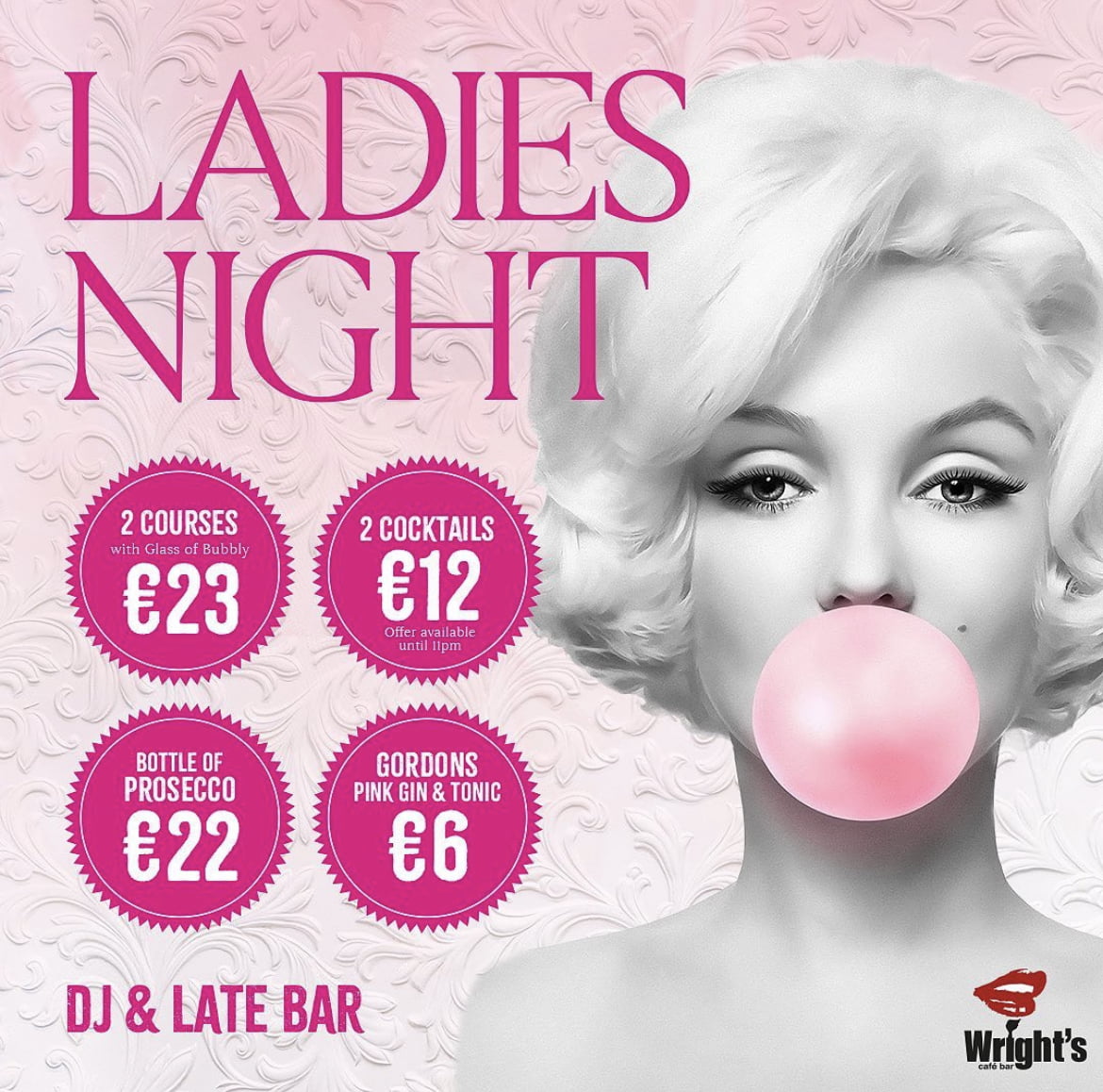 ladies-night-wrights-cafe-bar